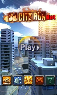 game pic for 3D City Run Hot